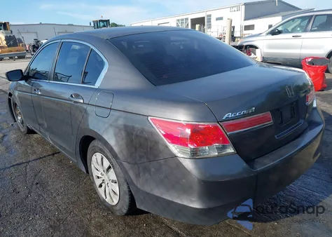 2012 Honda Accord 2.4 Lx из США, поврежденный, VIN 1HGCP2F38CA092349